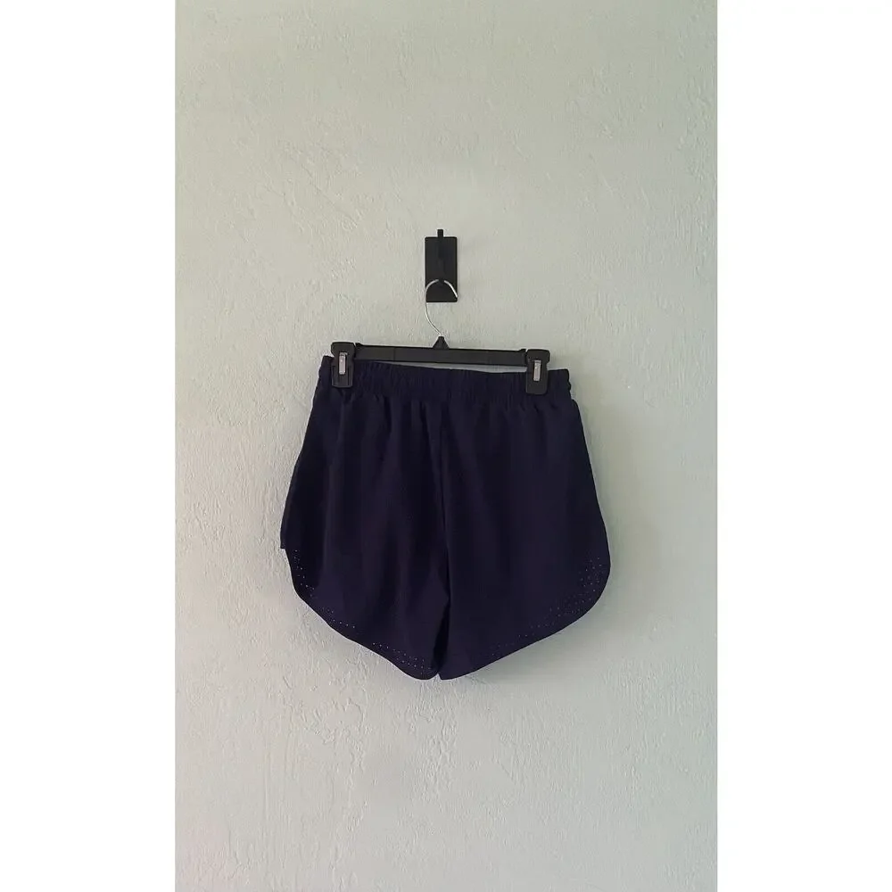 BALEAF Sports Running Shorts Womens Medium Navy Lined Athletic Active Gym - Picture 2 of 4